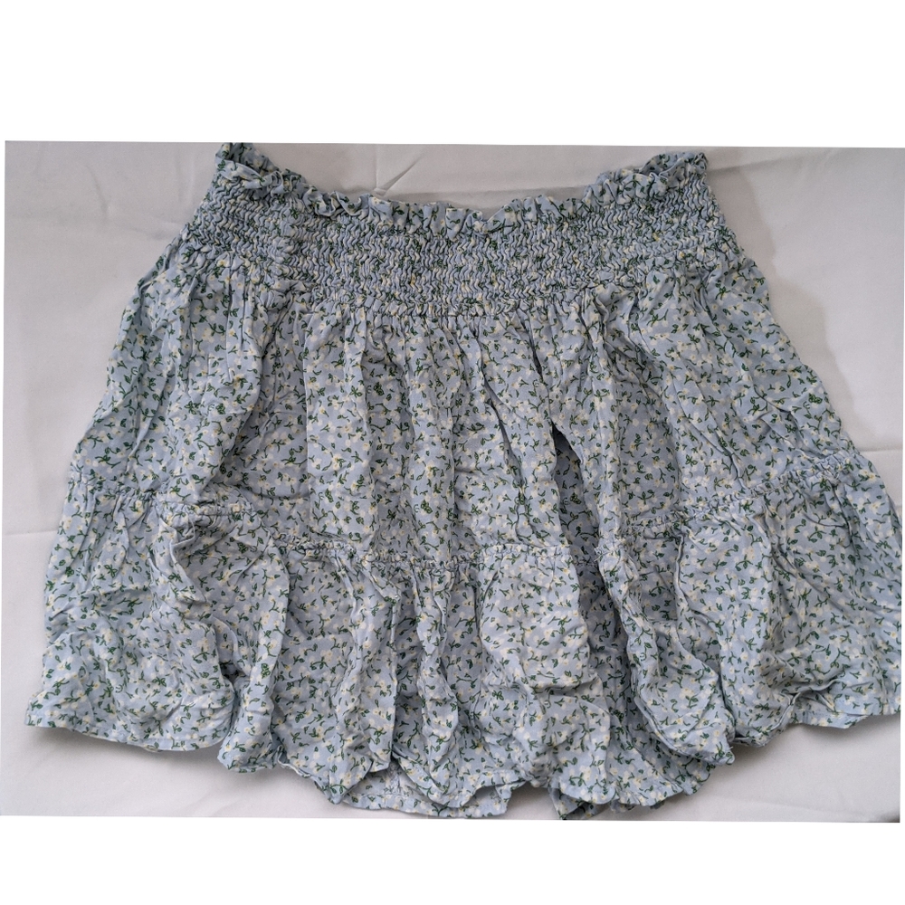 Floral Mini Skirt